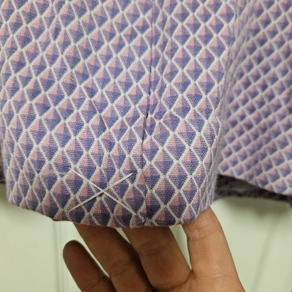 Cabi Imperial Blazer 5847 Sugar Plum Geometric Lilac Lavender Spring Womens NWOT - Picture 5 of 7